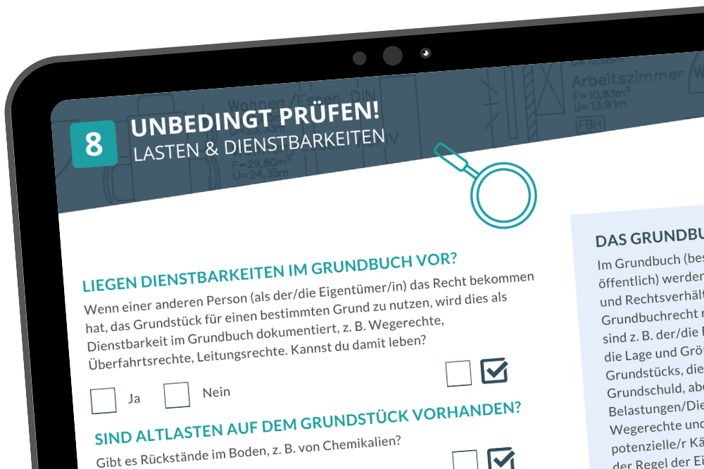 Checkliste Grundstückskauf
